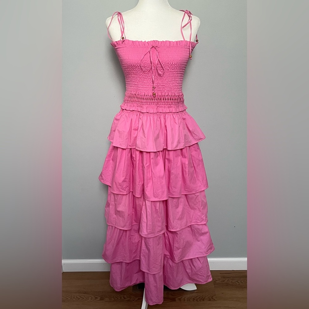 Free People Pink Maxi Dress